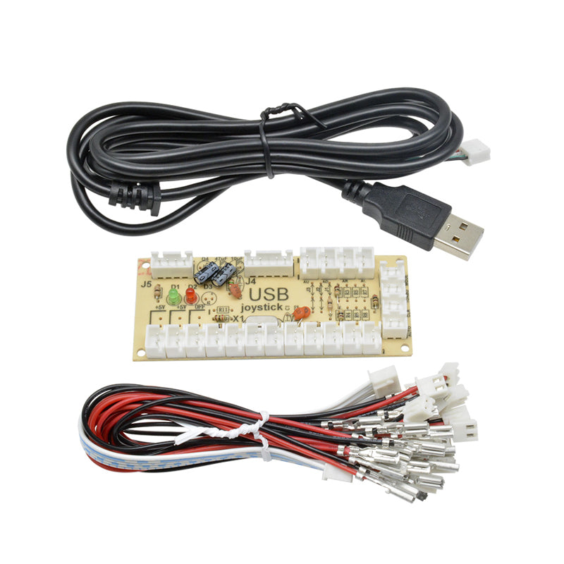 USB arcade joystik dövrə lövhəsi DIY çip lövhəsi PC joystikinə nəzarət kiçik kart çipi ilə döyüş maşını oyun konsolu joystiği