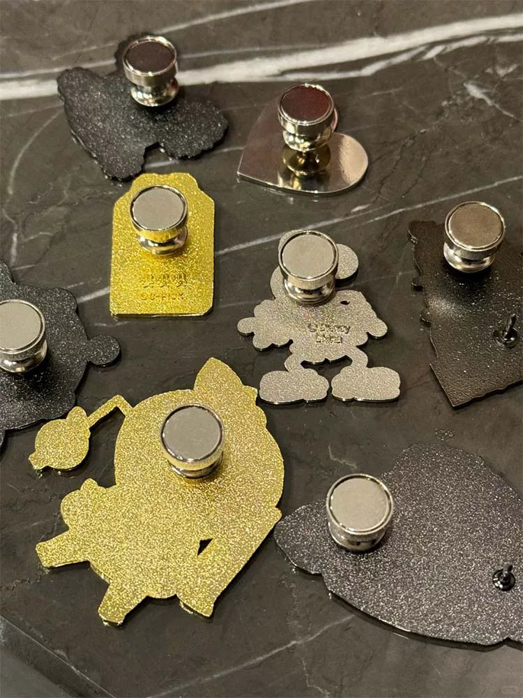 Nişandan soyuducu maqnitinə çeviricidən broşdan daha güclü maqnit toqqaya metal sabit kart qapağı DIY aksesuar artefaktı