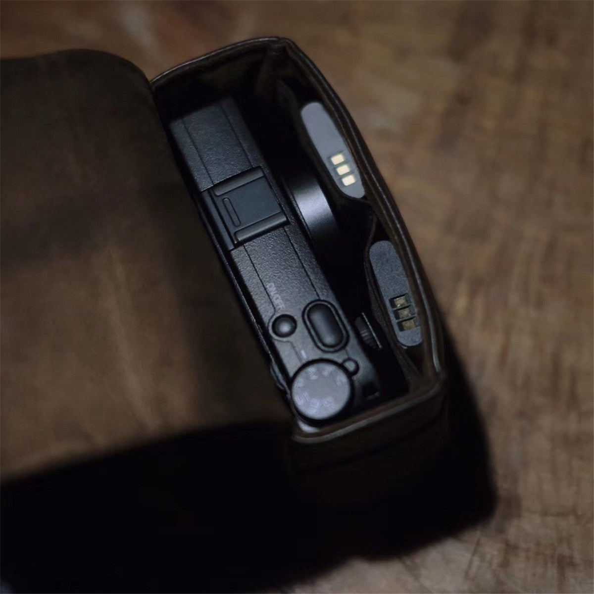 Ricoh GR/Sony Black Card/CONTAX T kamera saxlama çantası üçün uyğun kameralı orijinal dəri əl istehsalı qoruyucu örtük
