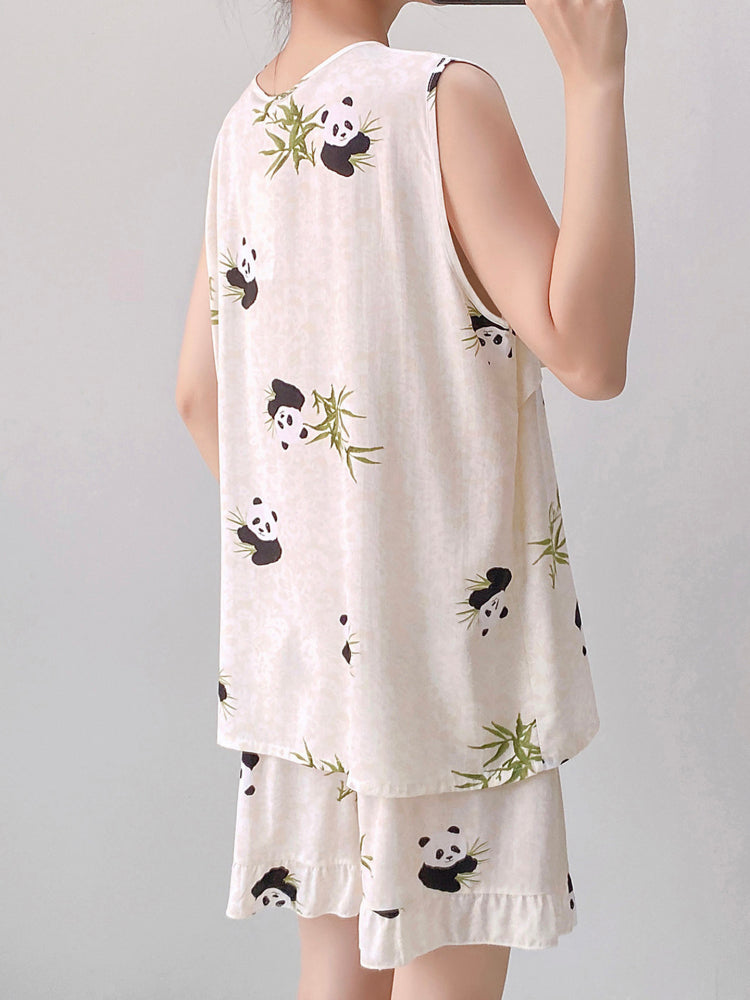 Qadınlar üçün qabarmaya qarşı pijama, yay pambıq ipək jilet şort kostyum, çöldə geyinmək olar, süni pambıq, milli üslub, yeni Çin üslublu ev paltarı, nazik