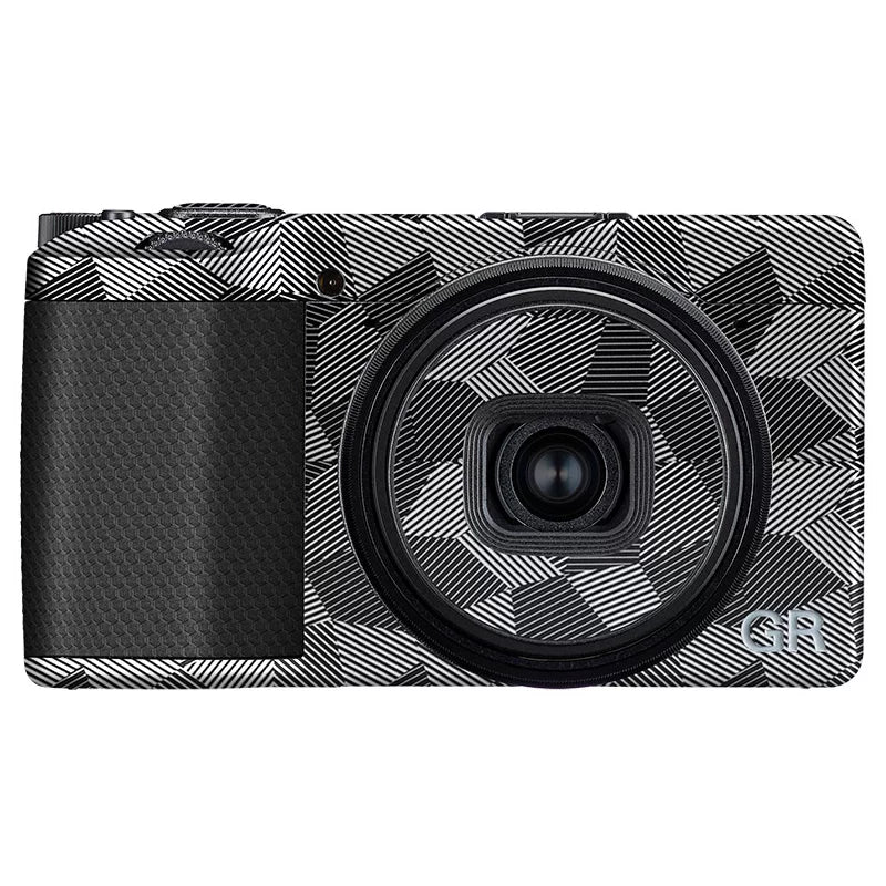 JJC Ricoh GR4 kamera filmi üçün uyğundur Ricoh GR IV GR4 HDF GR4 Monoxrom bədən stiker dəri stiker cızıqdan qoruyan karbon lifi qoruyucu örtük qoruyucu baxım aksesuarları