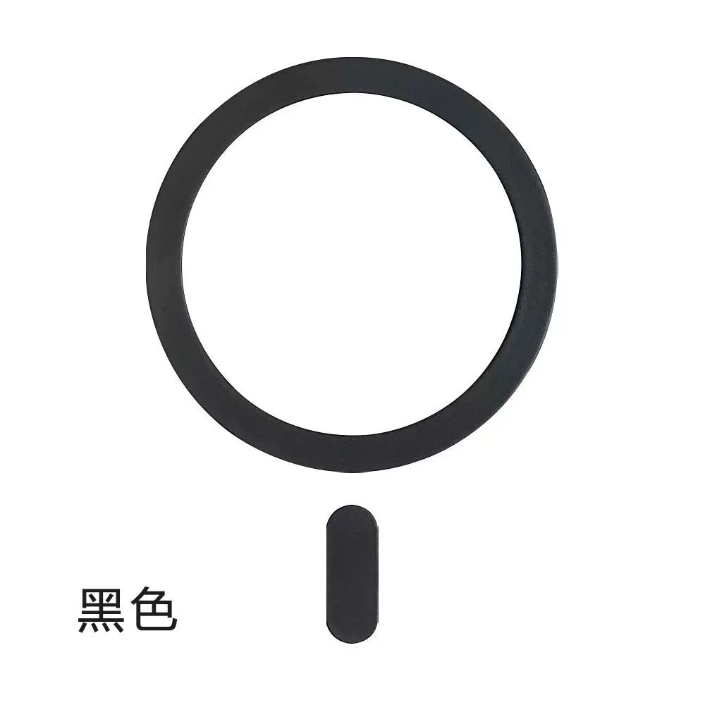 Maqnit halqası, maqnit bərkidicisi, MagSafe, boyalı örtük və quyruq hissəsi olan maqnitləşdirilmiş yamaqlı simsiz qəbuledici.