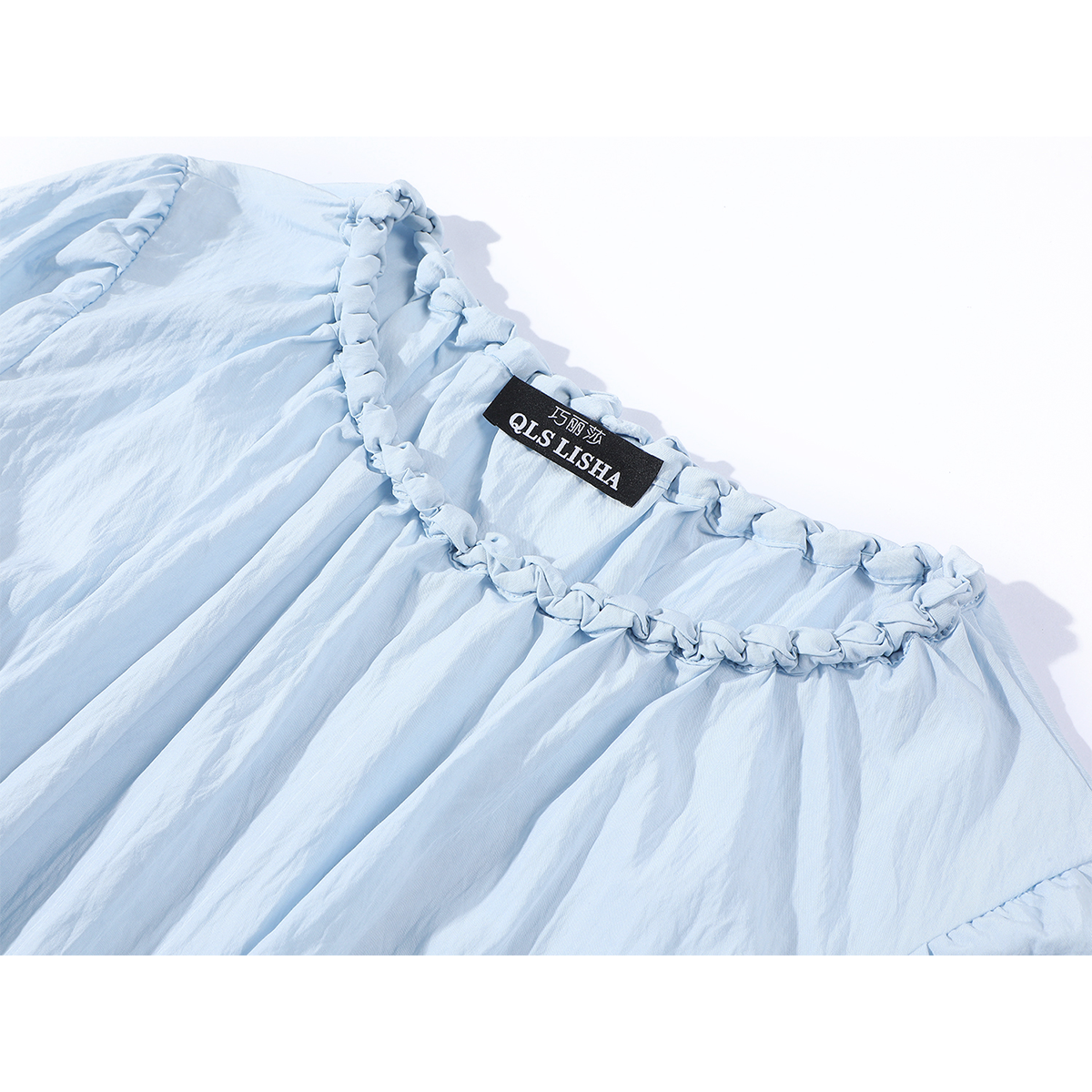 Cholisa Qadın Köynəyi 2026 Yeni Stil Aktual Məhsul, Unikal Muncuqlu Bel Arıqladıcı Qısa Qollu Köynək