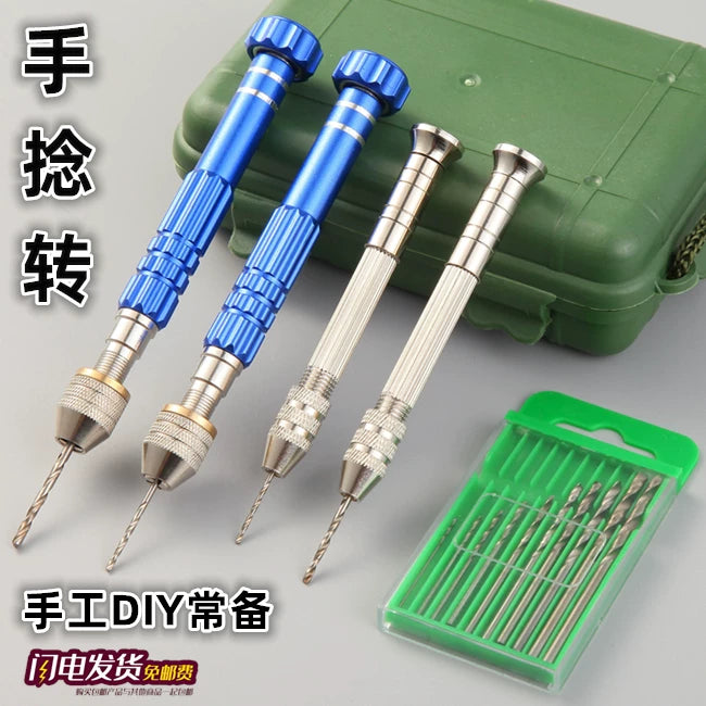 Əl burma matkap, əl burma matkap, mini əl qazma, reamer, delik açma, kiçik oyuncaq əl qazma, ağac emalı üçün DIY qazma aləti