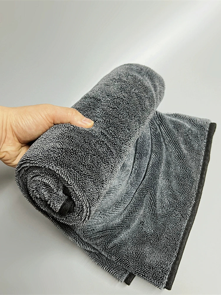 Kiçik Örgülü Su Kolleksiyası Dəsmal Ultra İncə Fiberli Su Kolleksiyası Maşın Yuma Dəsmalı Xüsusi Avtomobil Təmizləmə üçün Super Absorbent Dikişsiz Lintsiz