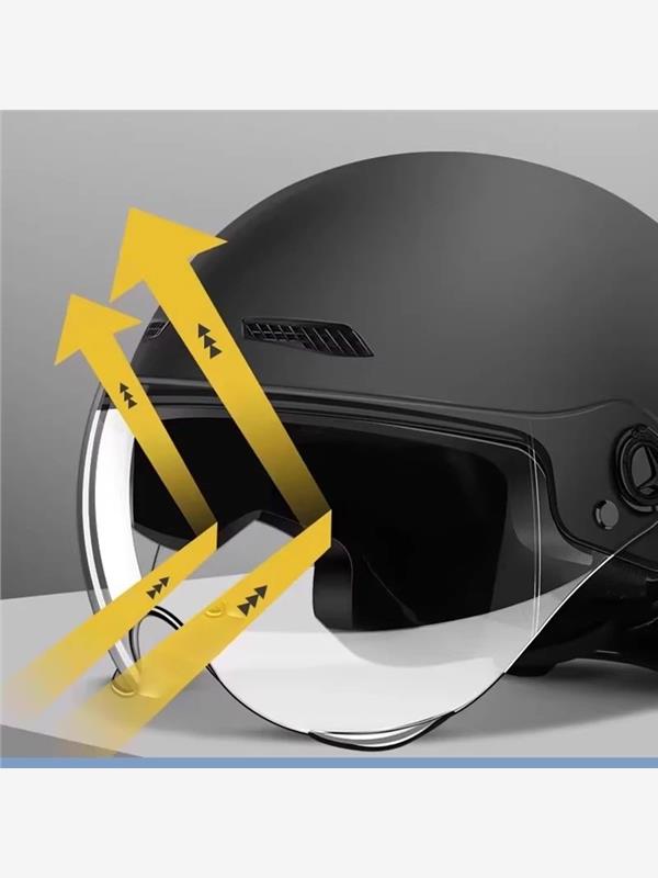 Kişilər üçün Motosiklet Dəbilqəsi Qadınlar üçün Klassik Retro Scooter Vintag