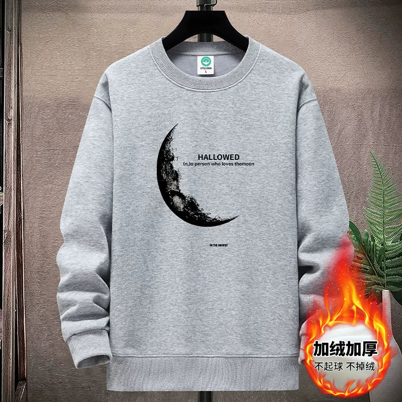 Yeniyetmələr və tələbələr üçün payız/qış təmiz pambıqdan hazırlanmış yun yaxalıqlı sviter, boş oturan gündəlik kazak alt qatı, qalın və isti top