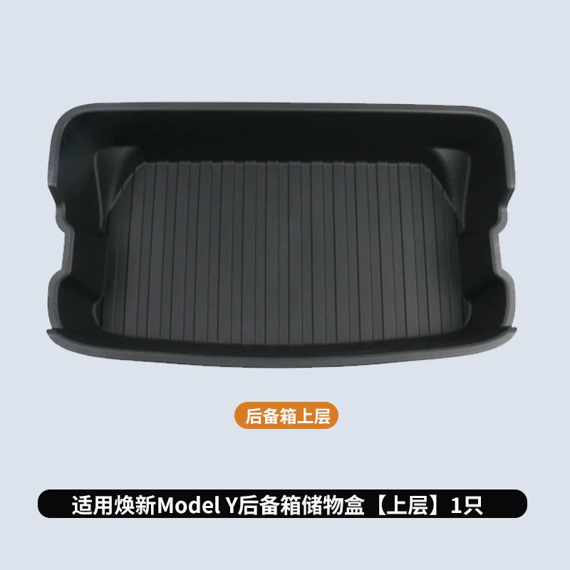 Suitable for the updated version of Tesla Model YL/3, including rear luggage storage box, front luggage organizer and tailgate modification.