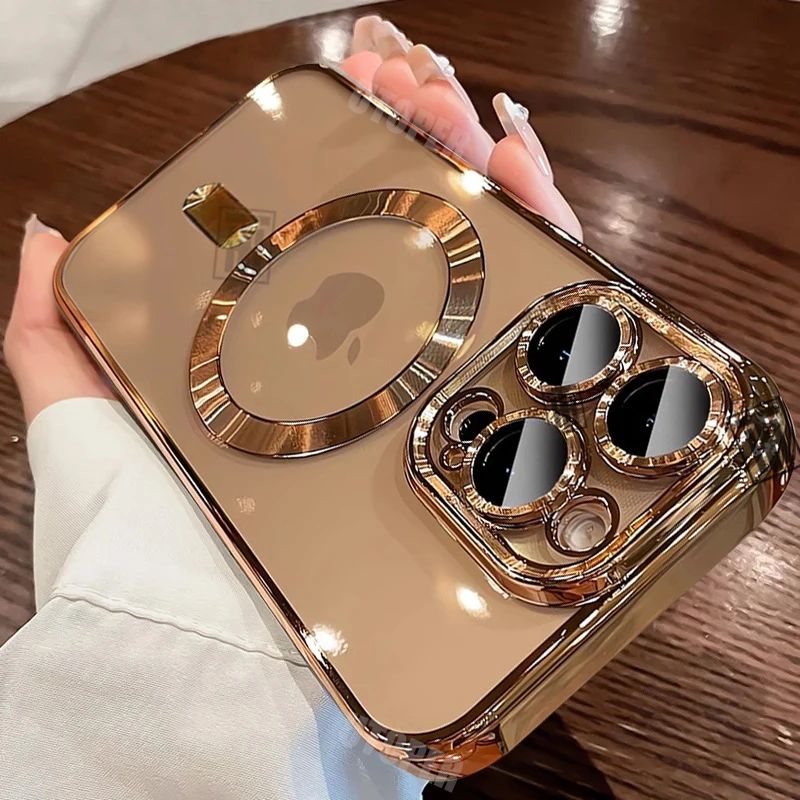 iPhone 16 15 14 13 1 üçün yeni rəsmi Desert Gold telefon qabı