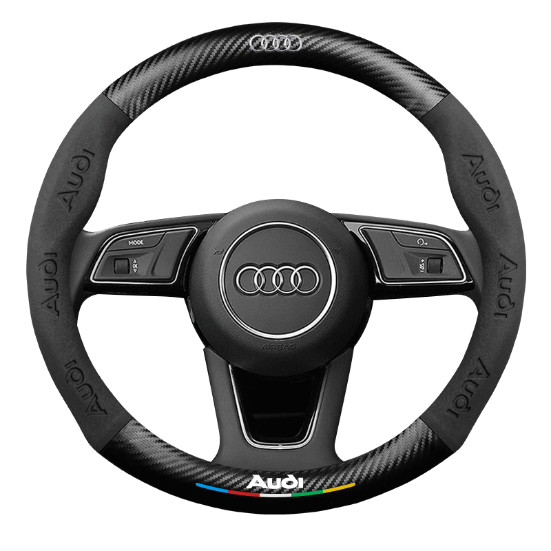 Audi avtomobil sükan örtüyü A4L A6L A3 Q2L Q5L Q3/7 A5/7 ultra nazik nəfəs alan orijinal dəri sükan örtüyü