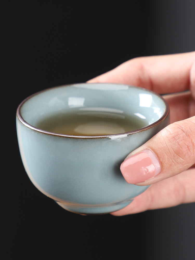 Xiangye çay fincanı usta fincan tək fincan keramika məişət böyük çay qabı tək Kung fu çay dəsti aksesuarları çay fincanı