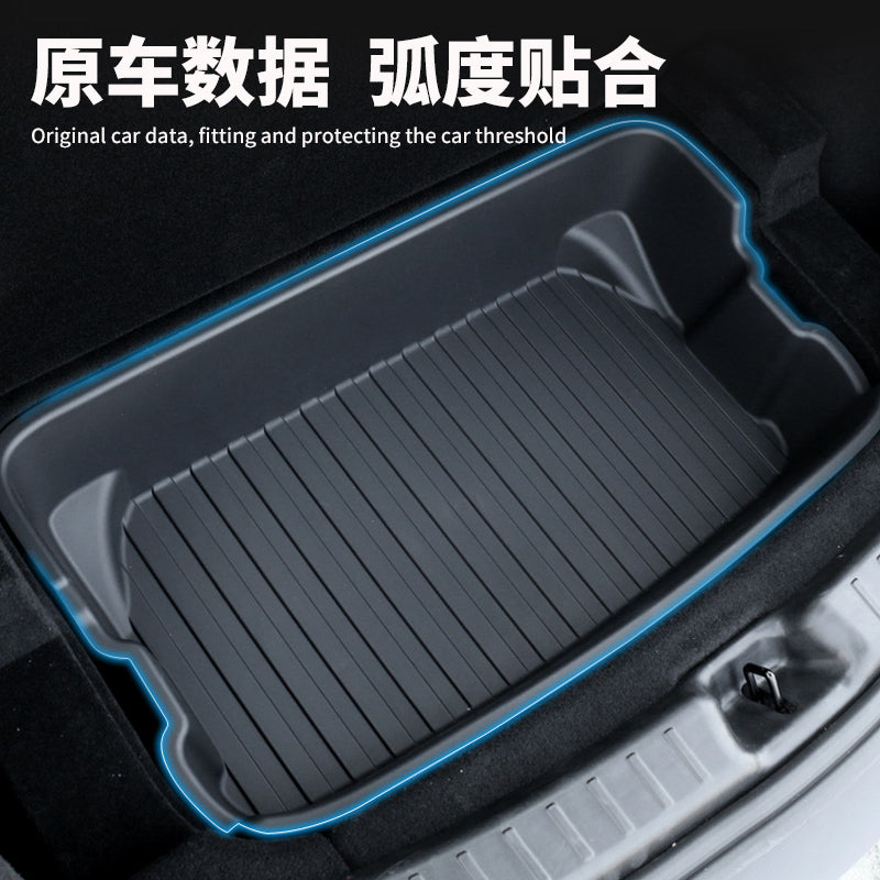 Suitable for the updated version of Tesla Model YL/3, including rear luggage storage box, front luggage organizer and tailgate modification.