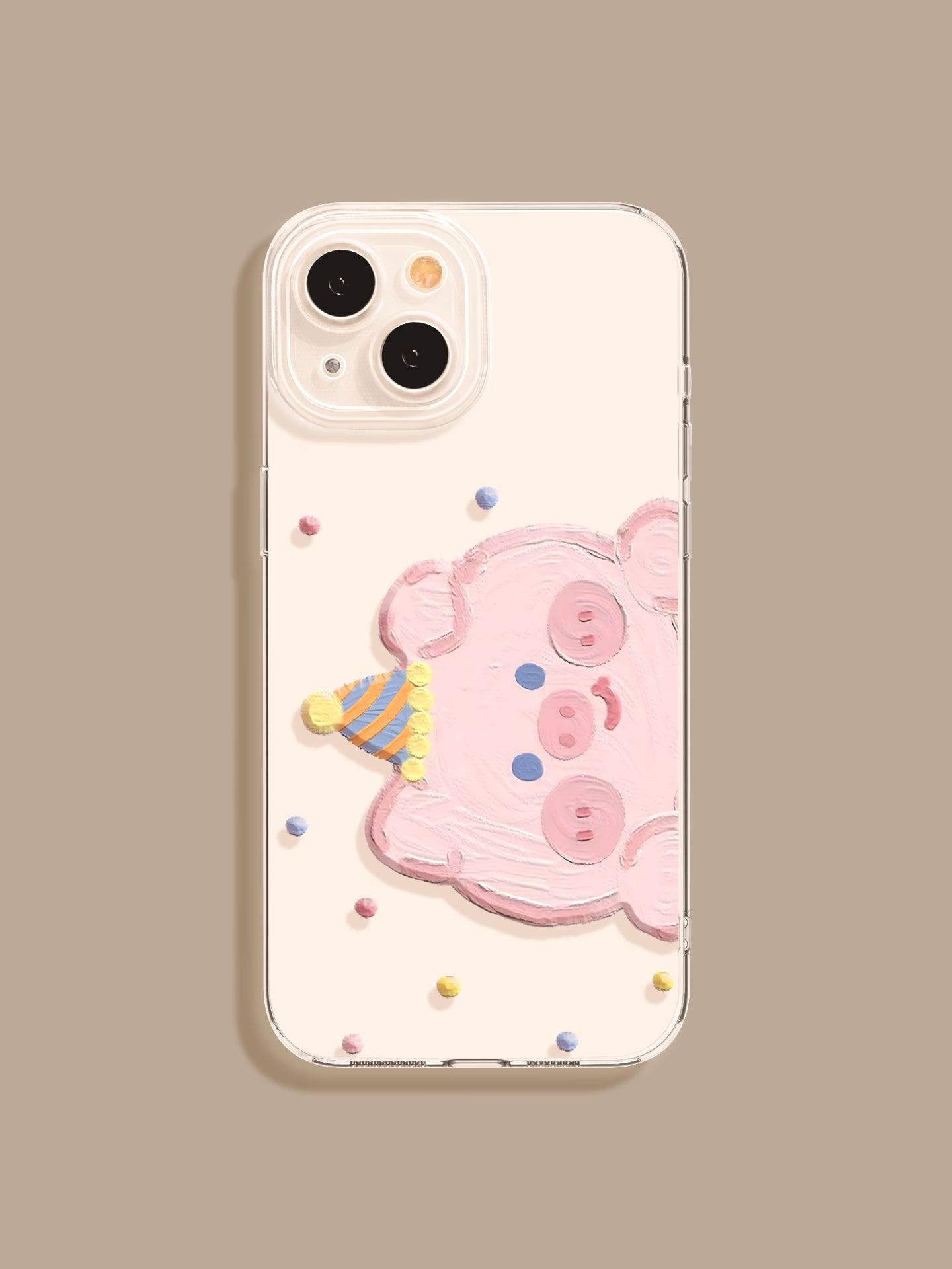 Uston Apple 17 mobil telefon qutusu üçün uyğundur, yeni iphone17promax yağlı boya piggy 17pro cute 16 yağlı boya bala 15 şəffaf 14 yumşaq qabıq 13 cizgi filmi 12 isti model 11 dəst 17air