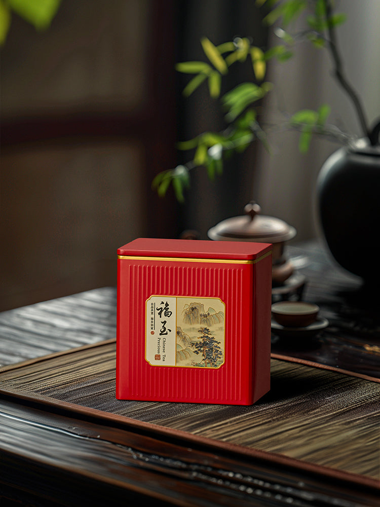 Yeni qədim ağac qara çay çayı qalay qabı möhürlənmiş Yinghong № 9 yaşıl çay çay qutusu çay qablaşdırma qutusu