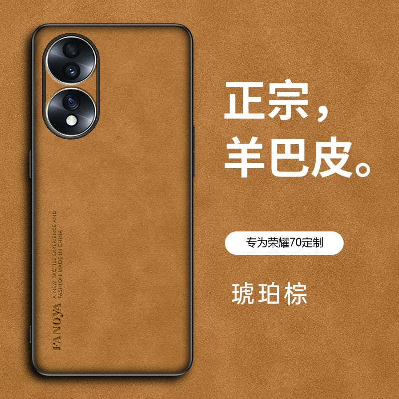 Honor 90/80/70/60/50 mobil telefon qutusu üçün uyğundur 30/20/10/9Pro qoruyucu örtük, hər şey daxil olmaqla, düşmə əleyhinə honorV30/V20/V10/V9 yeni se buzlu qoyun dərisi i gənc kişi və qadınlar