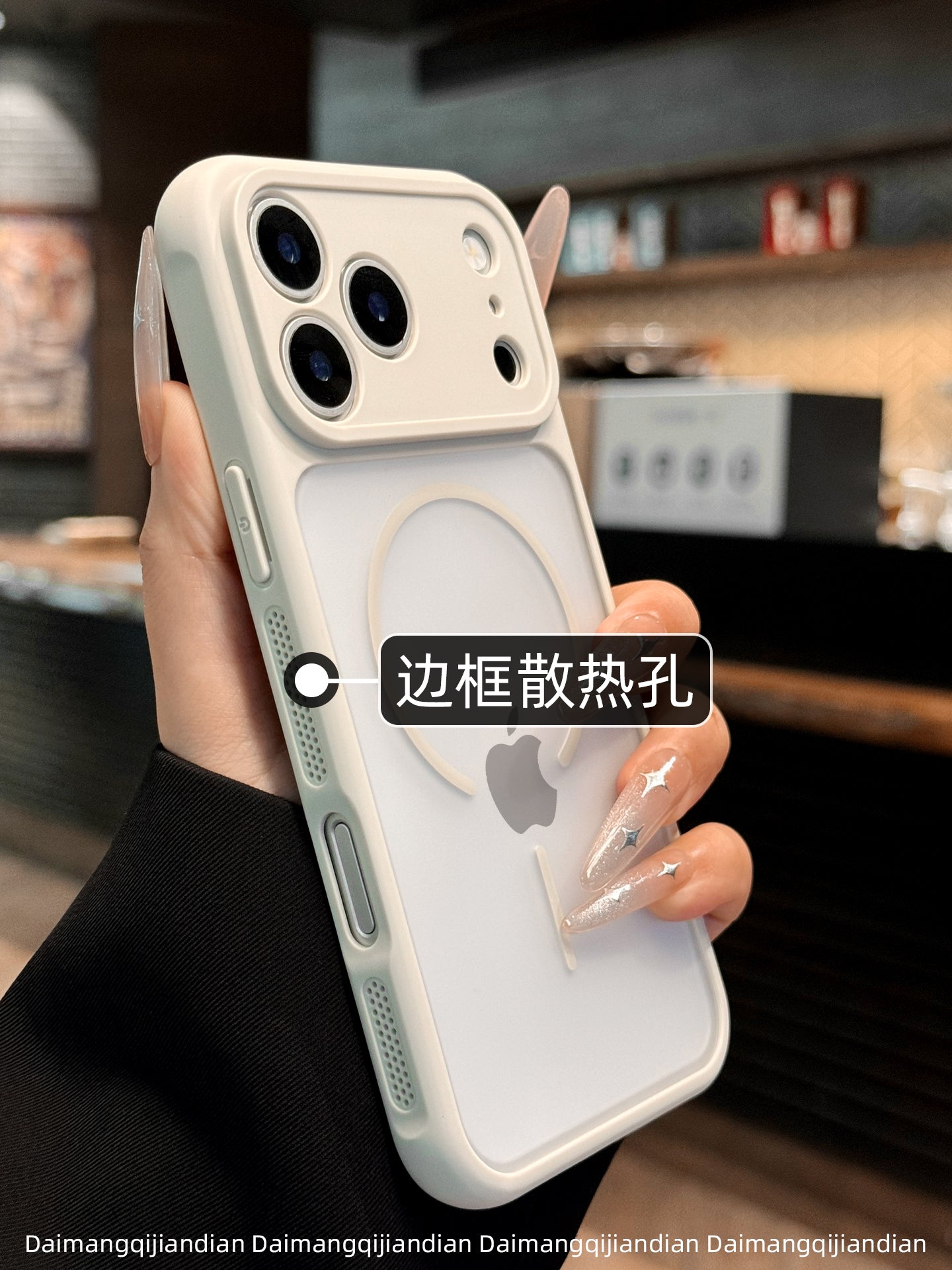 17promax Apple mobil telefon qutusu üçün uyğun dəri hiss edən barmaq izi antikvar ağ maqnit udma 17e yeni iphone17pro soyutma 16 yüksək səviyyəli niş 15 bərk rəng 14 nəfəs alan 13 düşməyə qarşı 12 tutqun