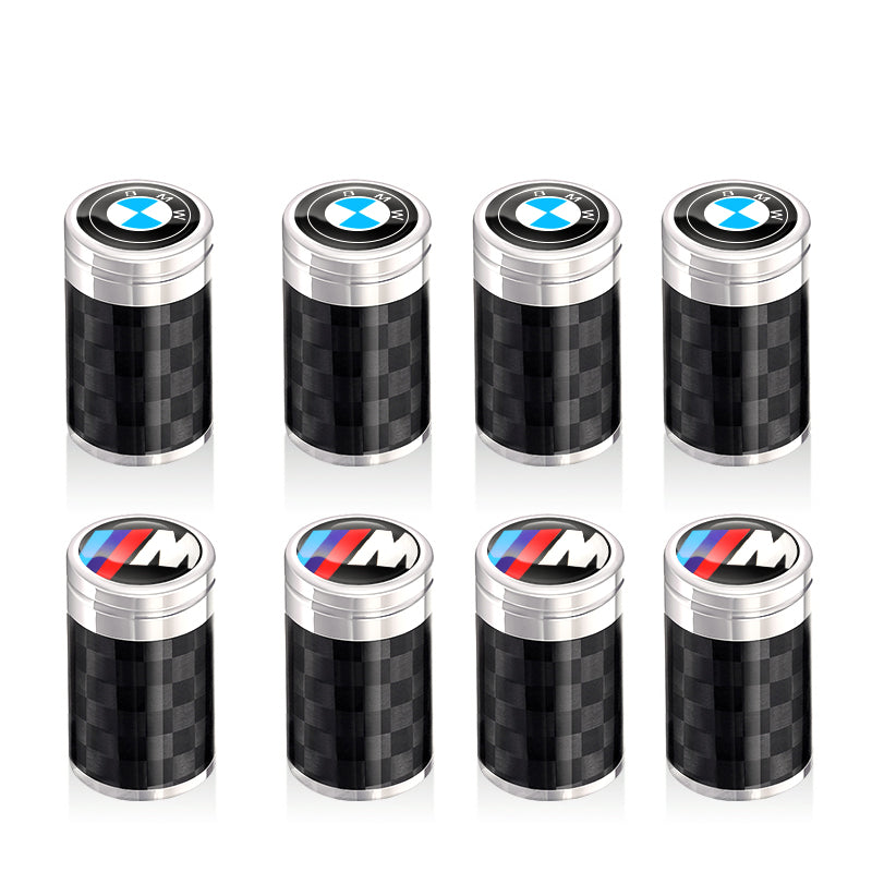Suitable for BMW 3 Series, 5 Series valve caps, 1 Series, 7 Series, X2, X3, X4, X5 modified carbon fiber wheel valve caps