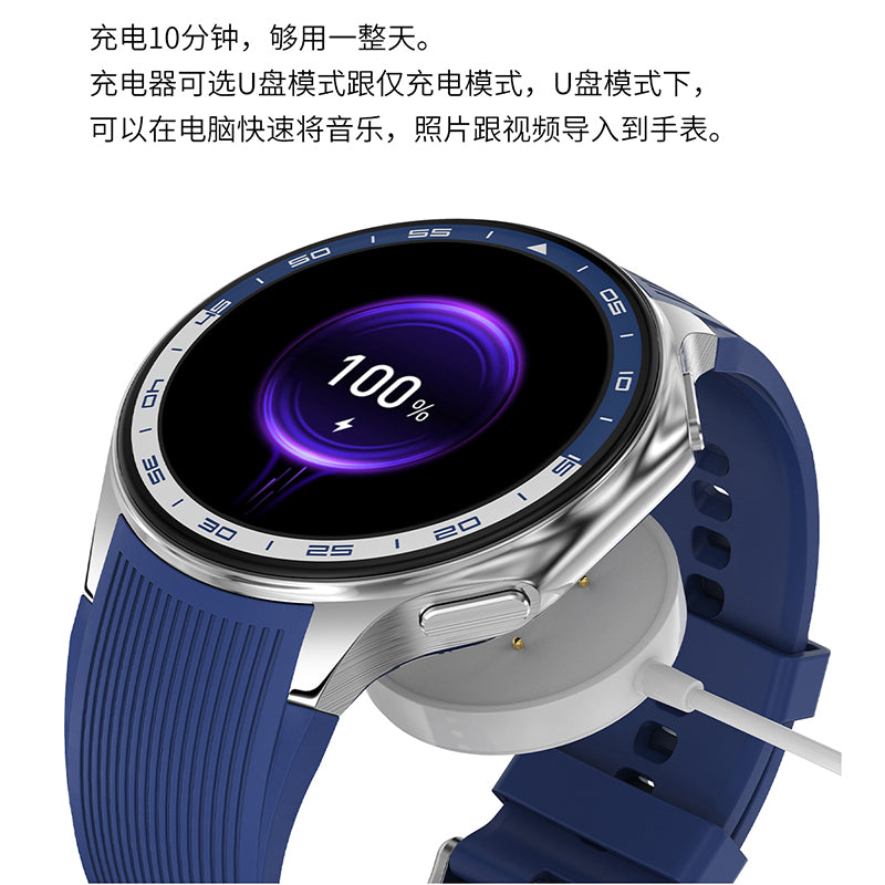 Ağıllı Saat Qulaqlıq 2-in-1 Bluetooth Zəng Yerli Musiqi Albomu Video Ürək dərəcəsi Qolbaq Giriş İdarəsi Alipay
