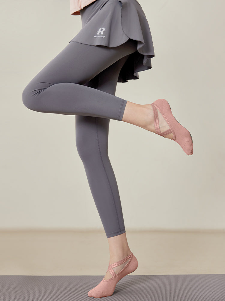 Yoga corabları sürüşməyən peşəkar qadın Pilates 2025 yaz və payız yeni qısa corablar yoga qapalı fitnes xüsusi corabları
