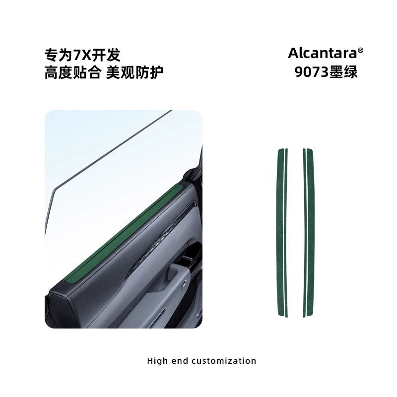 Vanxi, yaxşı bir avtomobil aksesuarı və dekorasiyası olan Krypton 7X arxa qapı günəş şüşəsi panel stikeri olan 2025-2026 modelləri üçün uyğundur.