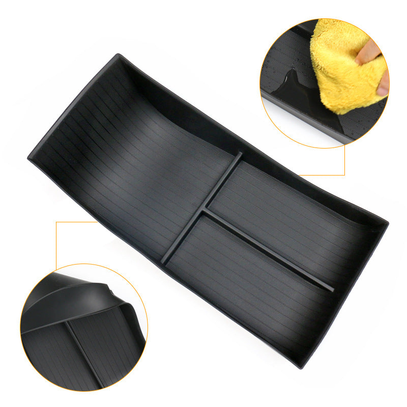 BYD Seal EV mərkəzi qoltuqaltı saxlama qutusu, mərkəzi idarəetmə modifikasiyası saxlama qutusu və arakəsmə üçün uyğundur.