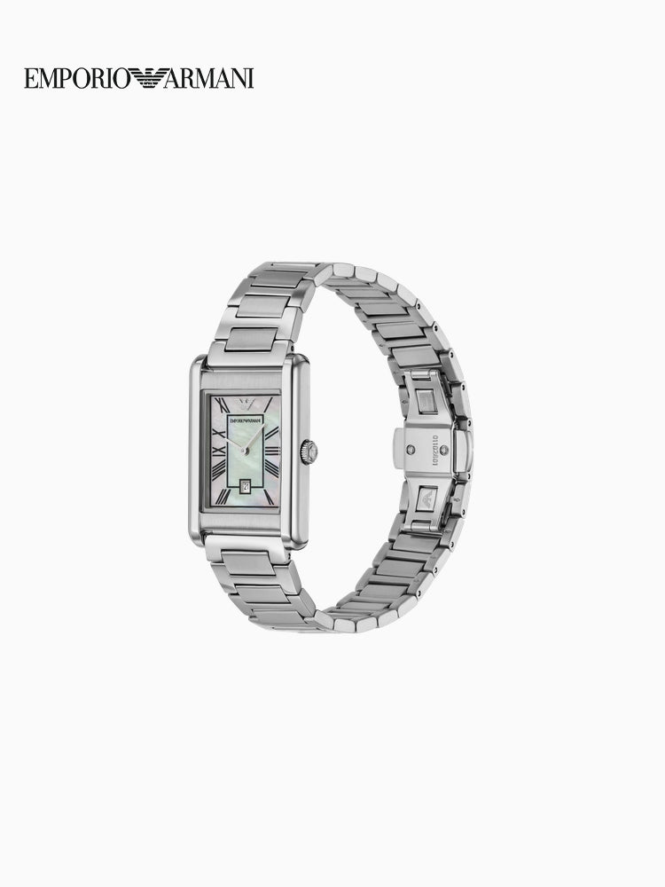 [New Year's Gift] EMPORIO ARMANI Men's and Women's Stainless Steel Quartz Watches (Official)