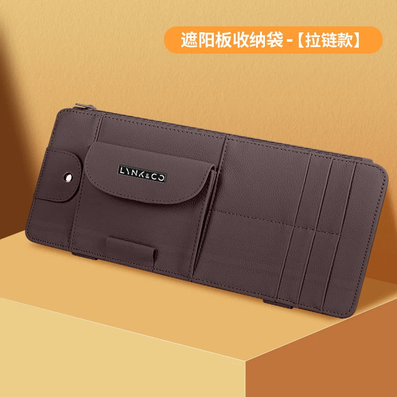 Lynk & Co avtomobil günəşdən qoruyucu saxlama qutusu 03/06/01/09/08EM-P avtomobil salonu aksesuarları kart və eynək klipi