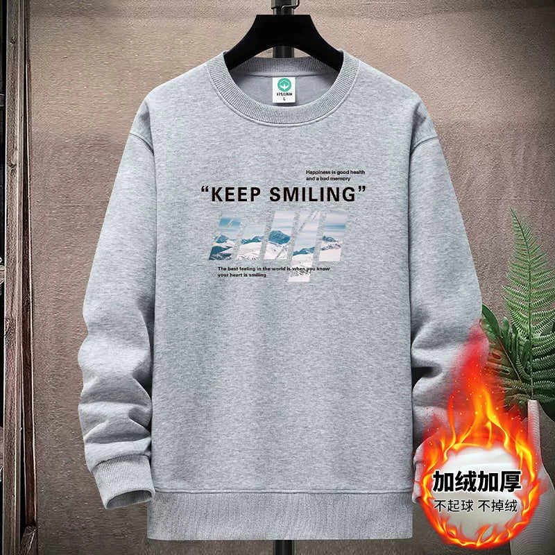 Yeniyetmələr və tələbələr üçün payız/qış təmiz pambıqdan hazırlanmış yun yaxalıqlı sviter, boş oturan gündəlik kazak alt qatı, qalın və isti top