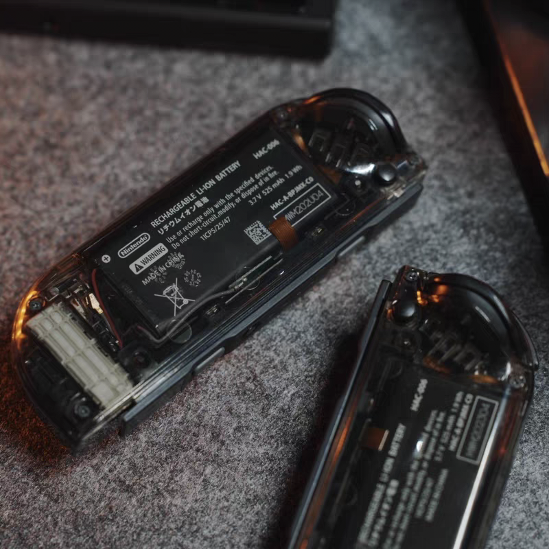 Switch sapı orijinal şəffaf qabıq sevinc sapı dəyişdirmə qabığı buzlu NS təmir dəyişdirilməsi rəng dəyişdirmə aksesuarları