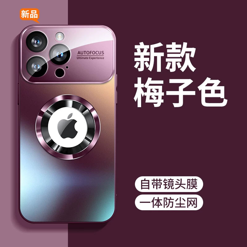 Apple iPhone 17 Pro Max, Magic Cube iPhone 16/15, Yüksək səviyyəli linza, tam örtüklü, düşmədən qorunma, nazik 14 Pro Max, Popular Plus, böyük pəncərə, buzlu maqnit, 13 Creative, 12 Pro və Popular Cases ilə uyğundur.