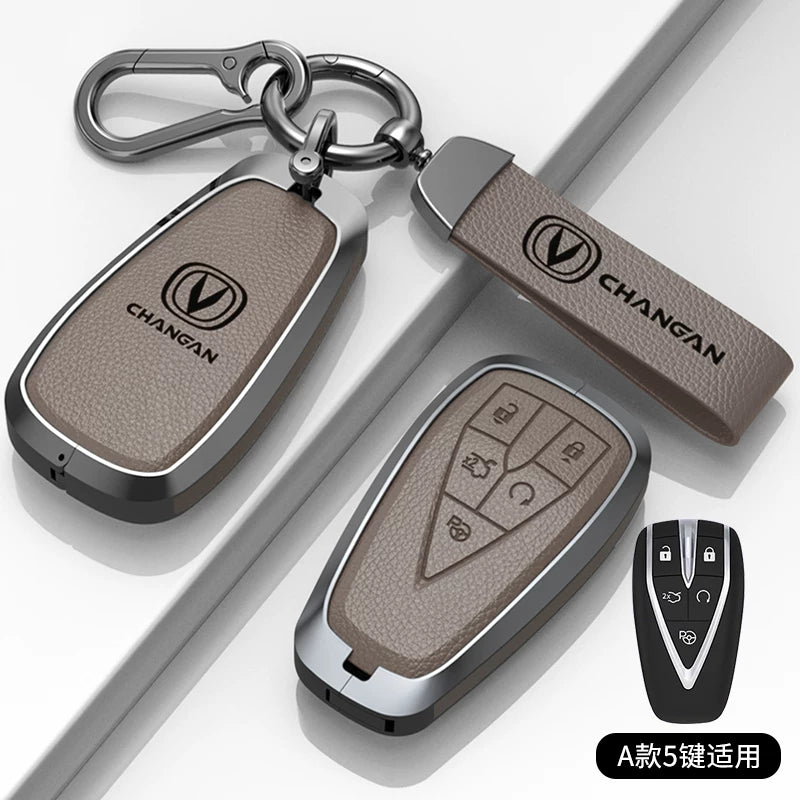 Chang'an açar örtüyü CS75/CS35/CS55/X5 PLUS Yidong Lumin/uniz/K/T Yida orijinal dəri çanta