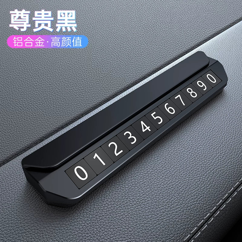 ZEEKR 001 007 7X Yüngül lehimli avtomobil müvəqqəti dayanacaq nömrə nişanı