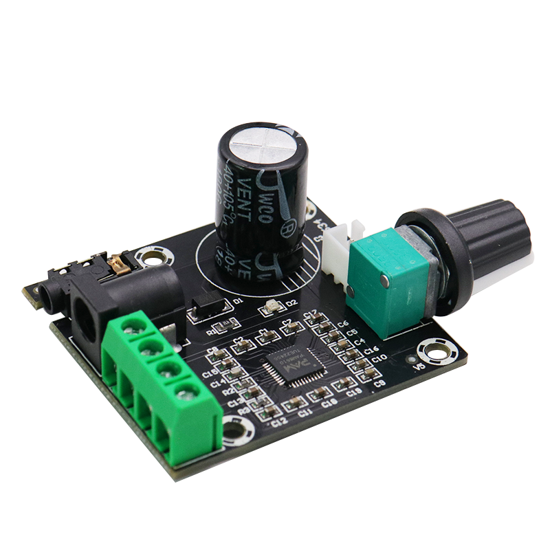 PAM8610 modulu iki kanallı 12V yüksək dəqiqlikli güc gücləndirici lövhəsi D sinifi təmiz rəqəmsal güc gücləndiricisi 15W*2 yüksək güclü