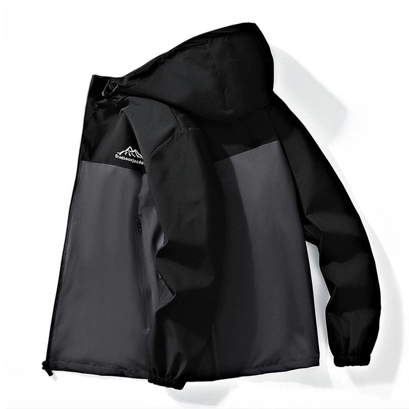 Kişilər üçün payız/qış üçün yun astarlı, qalınlaşdırılmış, dəbli, çoxfunksiyalı ayaqaltı gödəkçə, külək və suya davamlı küləkdən qoruyucu.