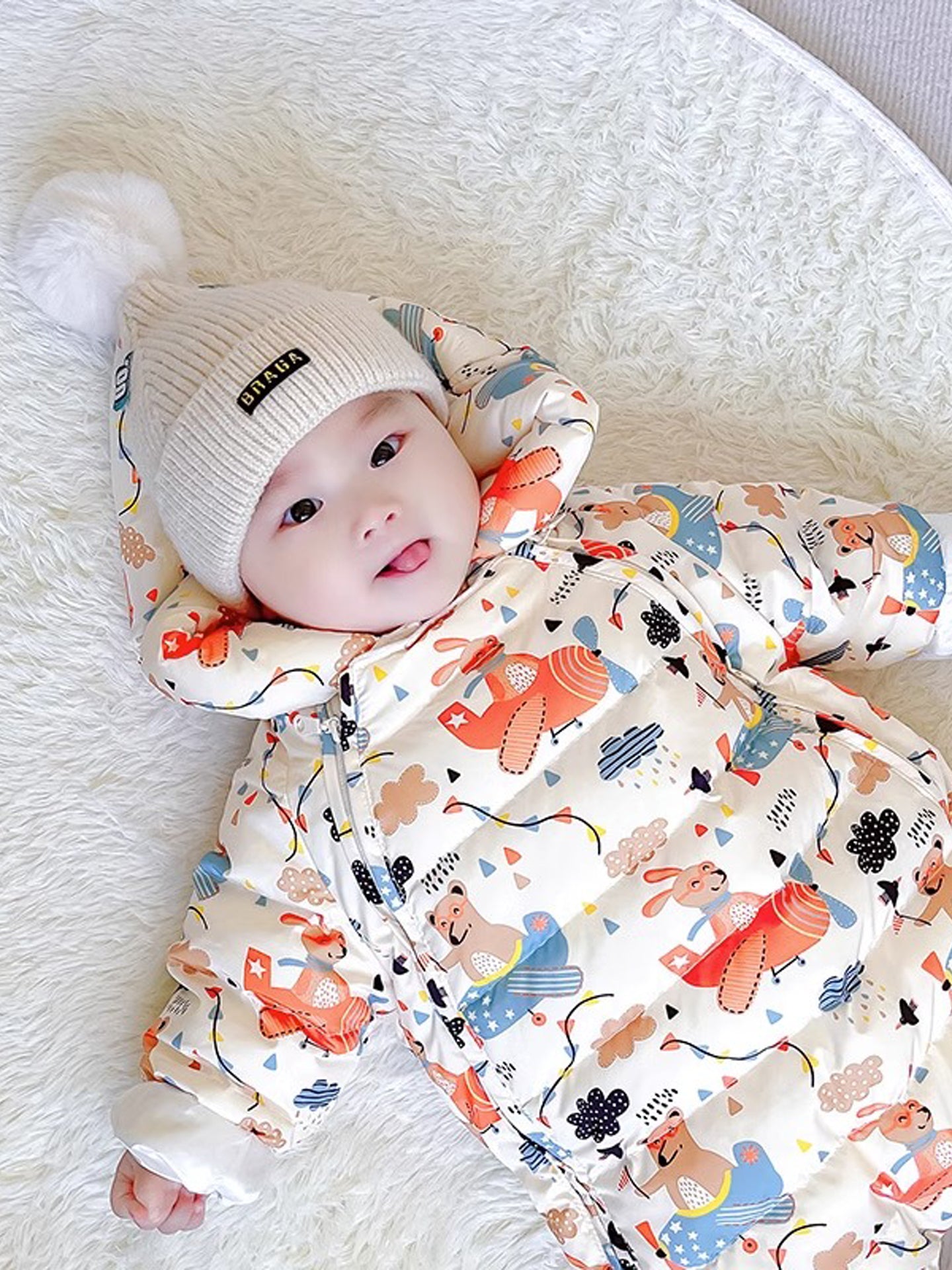 Rzye Körpə Aşağı Bodisu, Oğlan və Qız Geyimi, Qış Yenidoğulmuş Geyimləri, Bələməli Sviter, Sürünən Kostyum