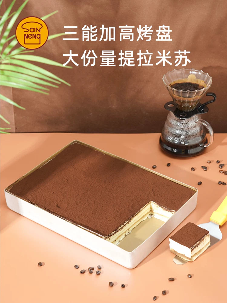 Sanneng yapışmayan çörək qabı Tiramisu tort çörəyi makaron İsveçrə rulonlu qəlib qızıl boşqab Kanton ay tortu çörək qabı