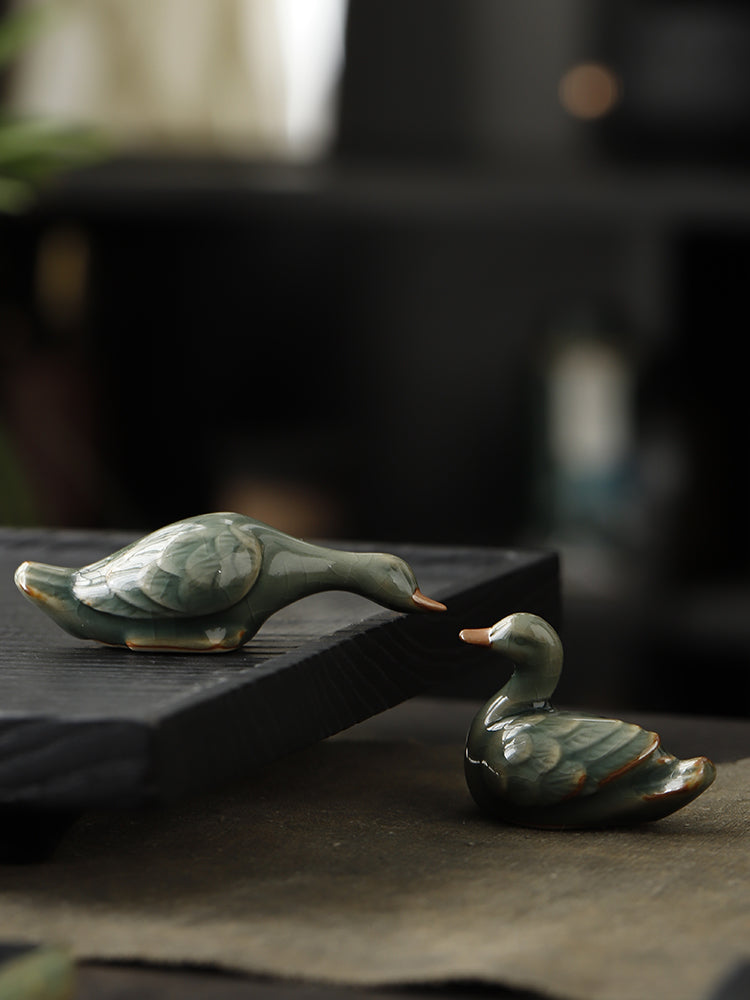 Ge Fırın butik çay ev çay süfrəsi şirin ördək ornamentləri çay qaldırıla bilər çay oyun örtüyü çay mərasimi aksesuarları çay süfrəsi bəzəkləri
