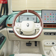 2025 Yeni ORA Good Cat Xüsusi Deşikli Dəri Sükan Qapağı, Qadınlar üçün Yüksək Səviyyəli Avtomobil Modifikasiyası Əlcəkləri