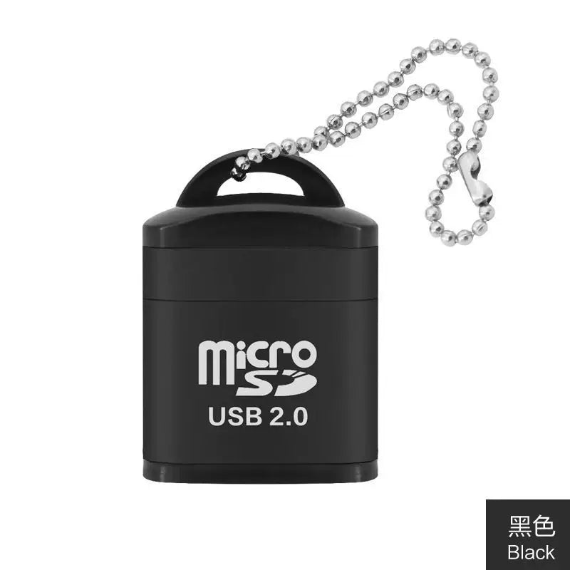 Çoxfunksiyalı metal mini kart oxuyucu yüksək sürətli usb2.0 mobil telefon audio avtomobil SDTF yaddaş kartı/U disk mp3 mini çevirici mikro Android SDTF kart MP3 kart oxuyucu kamera USB