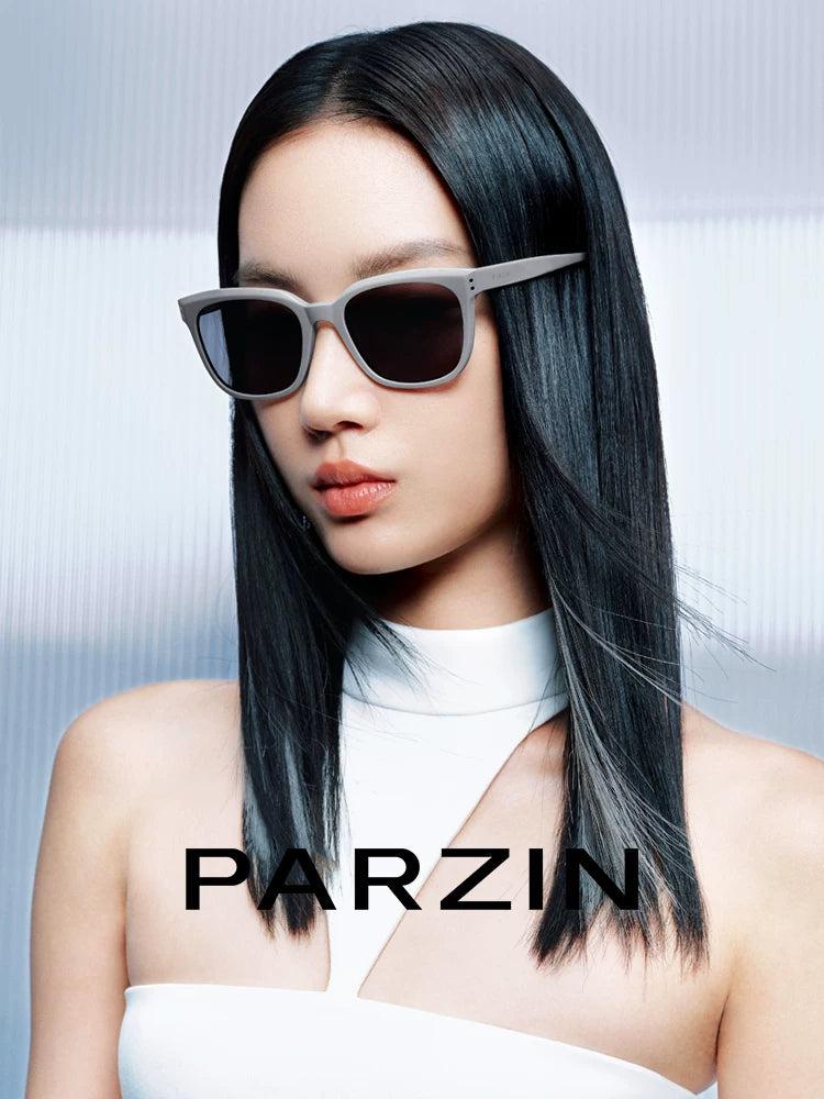 Parsons qadınlar üçün gün eynəyi Fan Chengcheng eyni üslublu dəbli qara ultra kölgəli günəş eynəyi kişilər üçün UV əleyhinə PZ17790