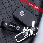 2026 Volvo genuine leather key cover for S90, XC60, S60, XC40, XC90, V60 and V90 key chains/bags.