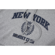 Cholisa Boz Amerika üslubunda başlıqlı, flis astarlı qalın sviter, Super şık, yeni yaz/payız/qış 2026 top/xarici geyim