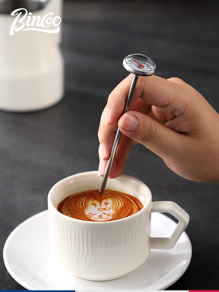 Bincoo qəhvə termometri mexaniki iynə termometri əl ilə dəmlənmiş qəhvə espresso xüsusi ölçü termometri