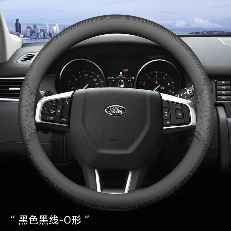 Land Rover steering wheel cover - ultra thin - for Defender, Discovery 4, 5, Pro Sport, Evoque L, Range Rover Velar Sport and other special car steering wheels.