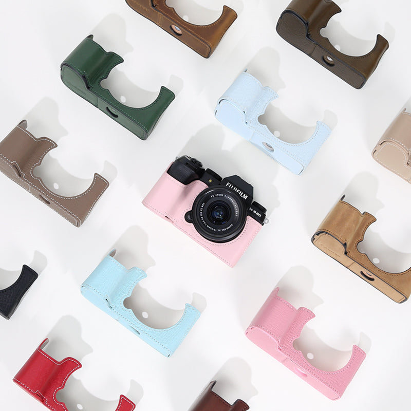 Fujifilm XS20 qoruyucu qutu XT50XT30 üçüncü nəsil ikinci nəsil X100Vi kamera çantası baza aksesuarları əsl dəri xm5xe5