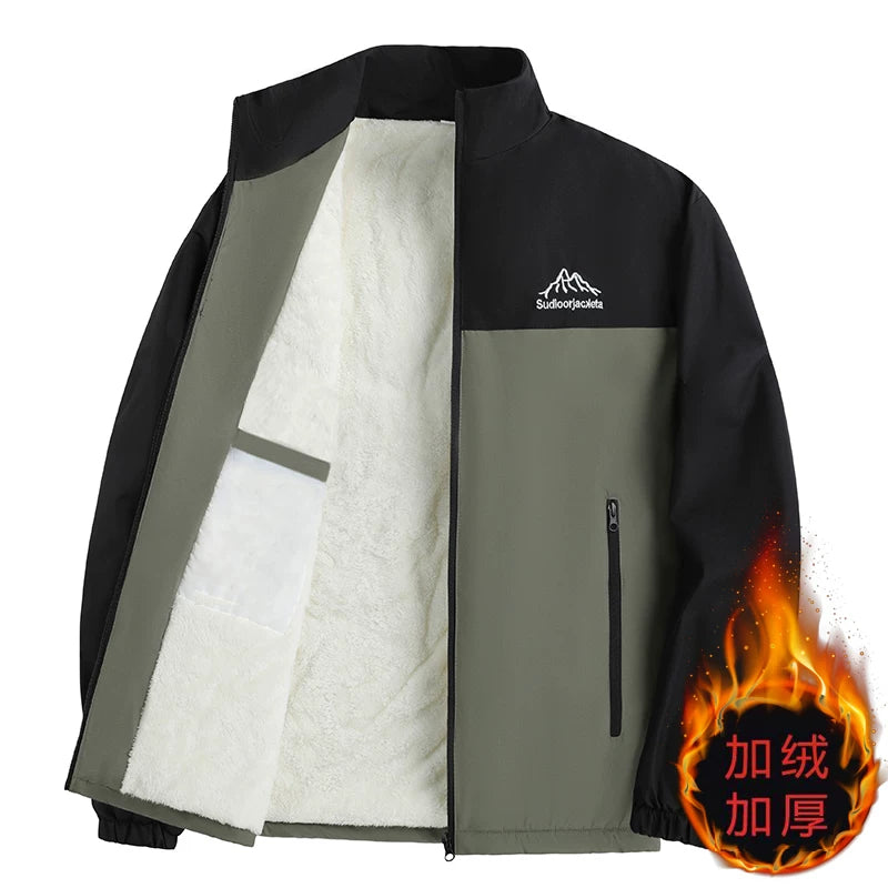 Kişilər üçün yaz və payız üst geyimləri: Dəbli və çoxfunksiyalı dayaqlı gödəkçə, külək və suya davamlı, nazik və boş forma