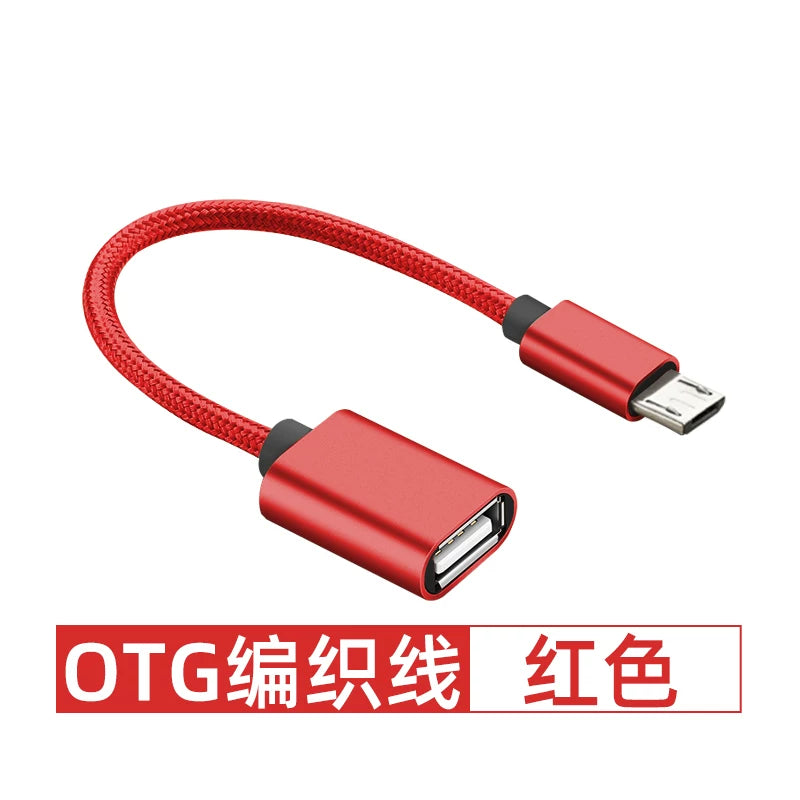 OTG adapter tip-c üçün Android mobil telefonu USB bağlantısı çevirici baş ötürücü cib telefonu kabel adapteri topdansatış