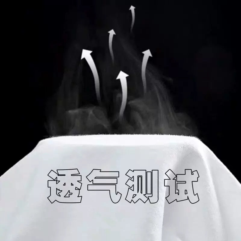 Zhenxuan təmiz pambıq qısaqol kişi köynək dəyirmi boyun boş təmiz ağ və qara üst cüt yarımqol pambıq düz rəngli köynək TEE