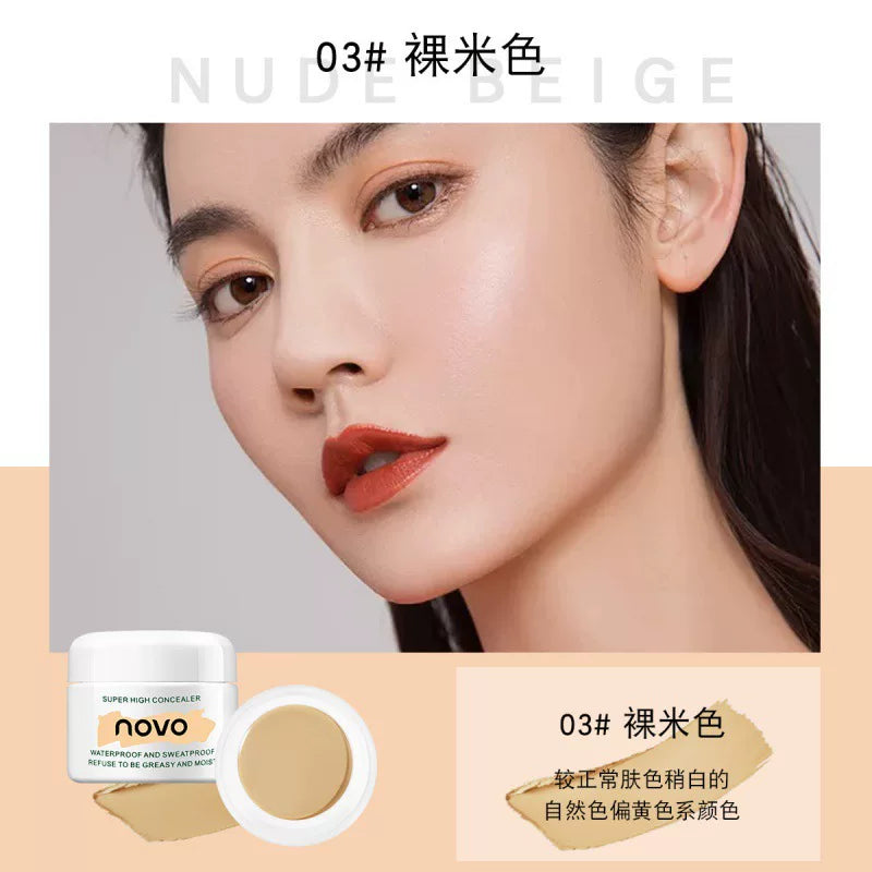 novo Mega Concealer - Ləkələr, Sızanaq Çapıqları, Tatular, Tonal Krem və Qara Dairələr üçün Güclü Örtücü - Rəsmi Flaqman Mağazası - Orijinal Məhsul