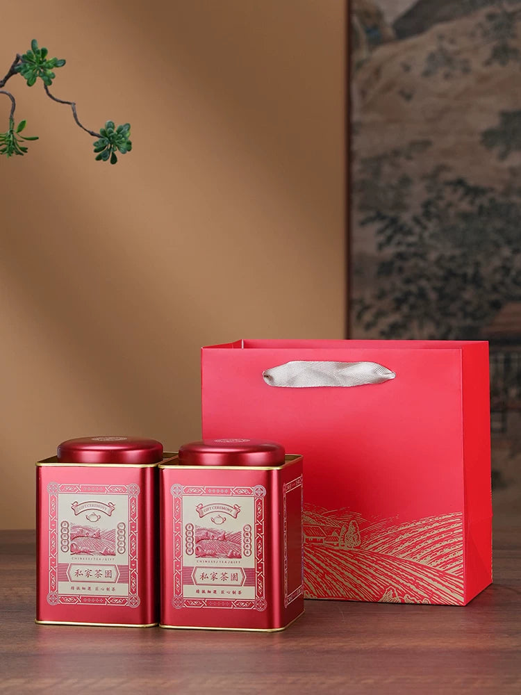 Çay qutuları dəmir qutular universal böyük məişət qara çay ağ çay Dahongpao boş çay qablaşdırma qutusu metal saxlama möhürlənmiş qutu